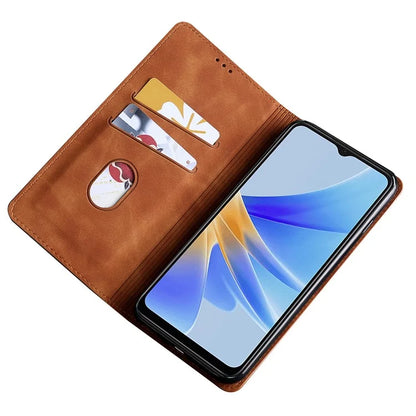 For Oppo Reno11 F 5G / F25 Pro 5G Phone Case Card Slots Leather Cover Skin-Touch Texture