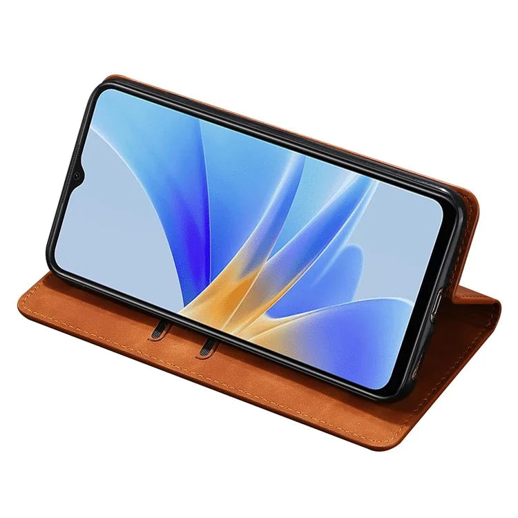 For Oppo Reno11 F 5G / F25 Pro 5G Phone Case Card Slots Leather Cover Skin-Touch Texture