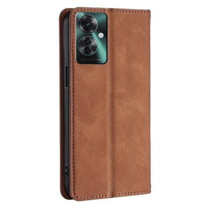 For Oppo Reno11 F 5G / F25 Pro 5G Phone Case Card Slots Leather Cover Skin-Touch Texture