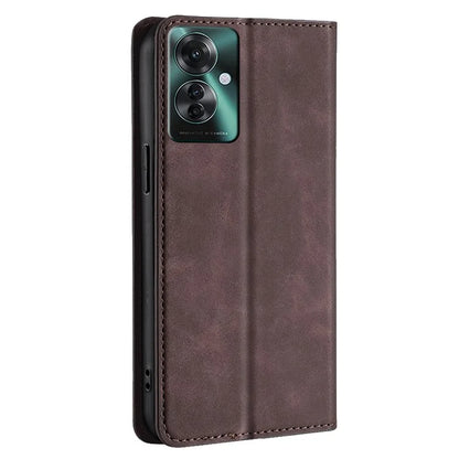 For Oppo Reno11 F 5G / F25 Pro 5G Phone Case Card Slots Leather Cover Skin-Touch Texture