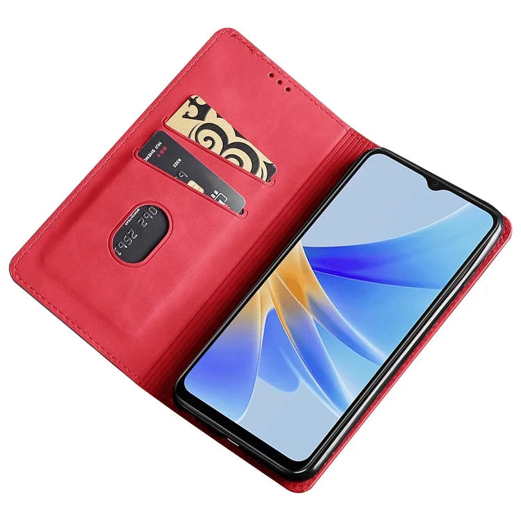 For Oppo Reno11 F 5G / F25 Pro 5G Phone Case Card Slots Leather Cover Skin-Touch Texture