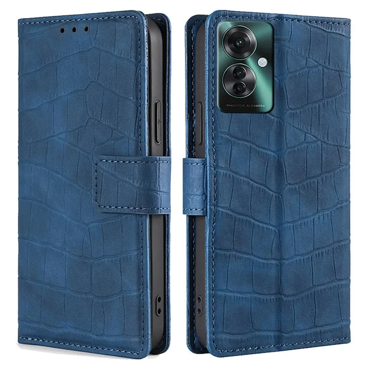 For Oppo Reno11 F 5G / F25 Pro 5G Phone Case Crocodile Texture PU Leather Cover Mobile Accessories Wholesale