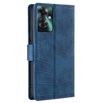 For Oppo Reno11 F 5G / F25 Pro 5G Phone Case Crocodile Texture PU Leather Cover Mobile Accessories Wholesale