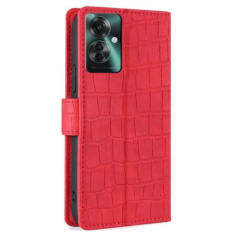 For Oppo Reno11 F 5G / F25 Pro 5G Phone Case Crocodile Texture PU Leather Cover Mobile Accessories Wholesale