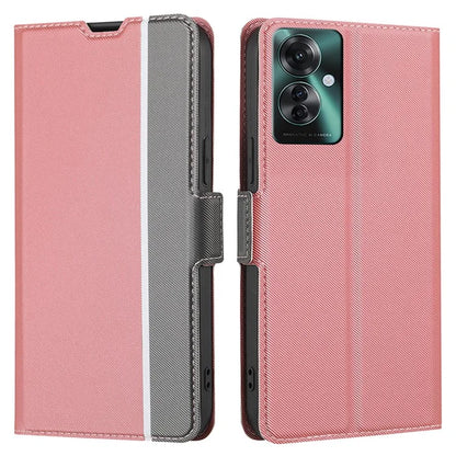 For Oppo Reno11 F 5G / F25 Pro 5G Case Twill Texture Leather Card Holders Smart Phone Coverlack