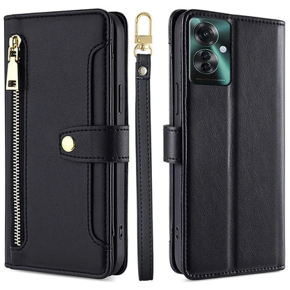 For Oppo Reno11 F 5G / F25 Pro 5G Zipper Wallet Case Leather Phone Cover Mobile Accessories Wholesale