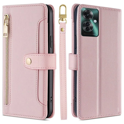 For Oppo Reno11 F 5G / F25 Pro 5G Zipper Wallet Case Leather Phone Cover Mobile Accessories Wholesale