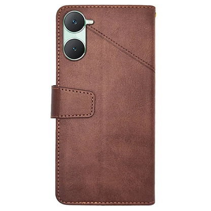 IDEWEI For vivo Y03 Leather Case Calf Texture Wallet Phone Cover Mobile Accessories Wholesale