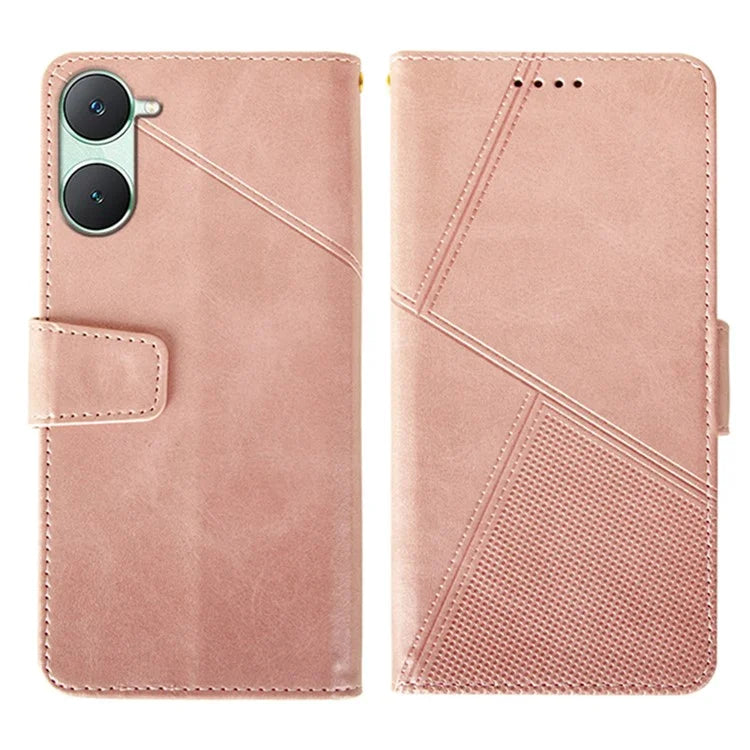 IDEWEI For vivo Y03 Leather Case Calf Texture Wallet Phone Cover Mobile Accessories Wholesale