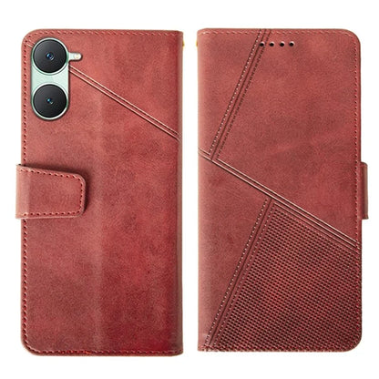 IDEWEI For vivo Y03 Leather Case Calf Texture Wallet Phone Cover Mobile Accessories Wholesale