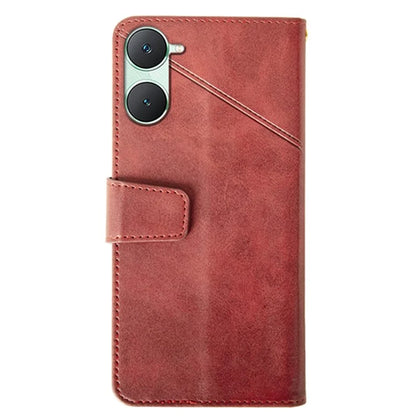 IDEWEI For vivo Y03 Leather Case Calf Texture Wallet Phone Cover Mobile Accessories Wholesale