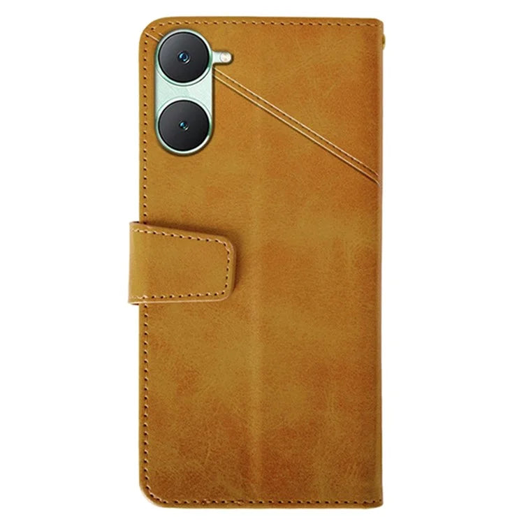 IDEWEI For vivo Y03 Leather Case Calf Texture Wallet Phone Cover Mobile Accessories Wholesale
