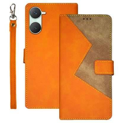 IDEWEI For vivo Y03 Case Anti-scratch PU Leather+TPU Phone Cover with 3 Card Slots