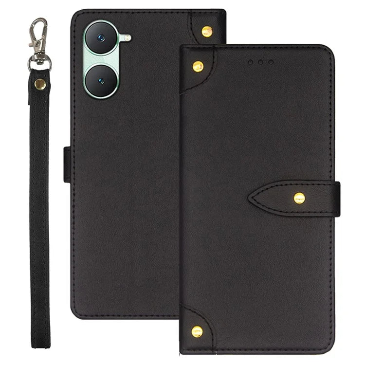 IDEWEI For vivo Y03 Leather Cover with Card Slots Wholesale Phone Cases
