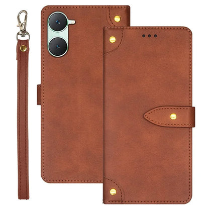 IDEWEI For vivo Y03 Leather Cover with Card Slots Wholesale Phone Cases