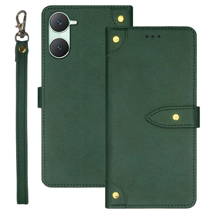 IDEWEI For vivo Y03 Leather Cover with Card Slots Wholesale Phone Cases