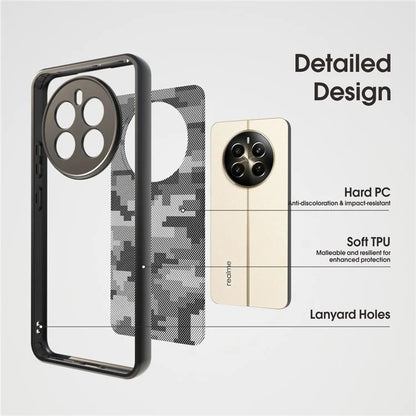 IBMRS For Realme 12+ 5G Case Drop-resistant TPU+PC Cell Phone Shell
