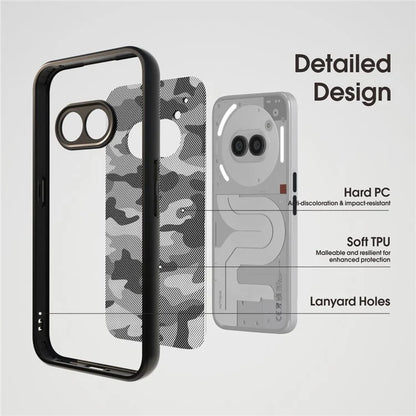 IBMRS For Nothing Phone (2a) Shockproof Case TPU+PC Phone Cover with Precise Lens Cutout