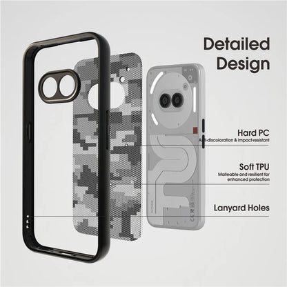 IBMRS For Nothing Phone (2a) Shockproof Case TPU+PC Phone Cover with Precise Lens Cutout