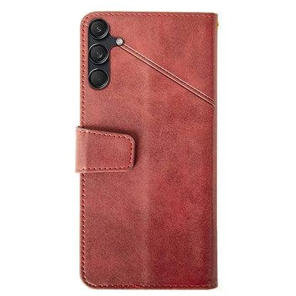 IDEWEI For Samsung Galaxy M55 5G / C55 5G / F55 5G Case Calf Texture Leather Phone Shell Mobile Accessories Wholesale