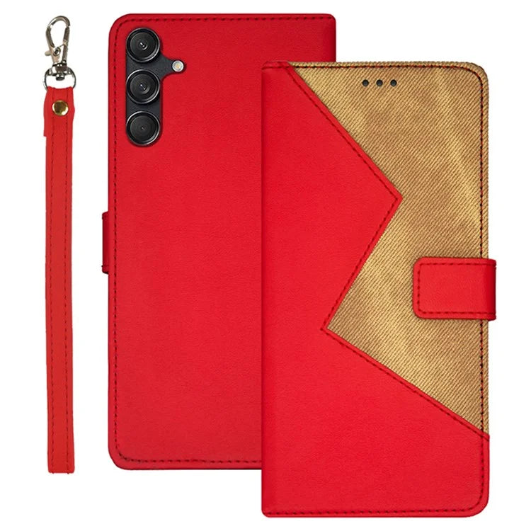 IDEWEI For Samsung Galaxy M55 5G / C55 5G / F55 5G Case Card Holder Stand PU Leather Phone Cover