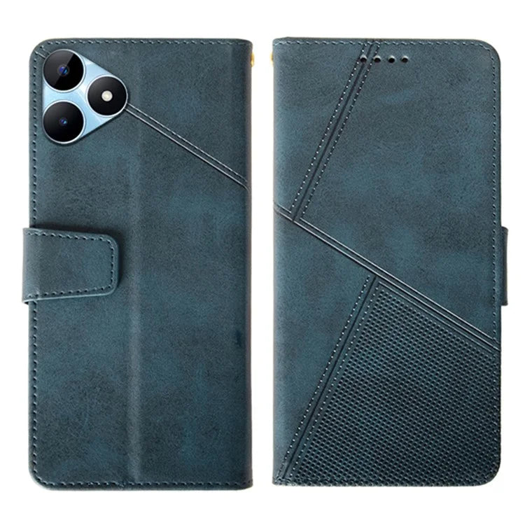 IDEWEI For Realme Note 50 4G Case Scratch-resistant Wallet Calf Texture Phone Cover