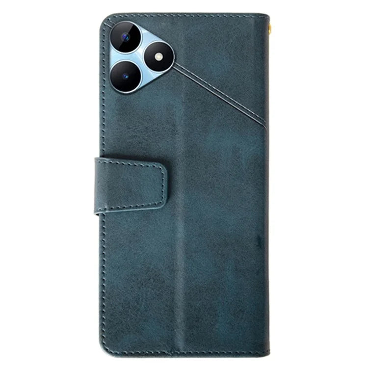 IDEWEI For Realme Note 50 4G Case Scratch-resistant Wallet Calf Texture Phone Cover