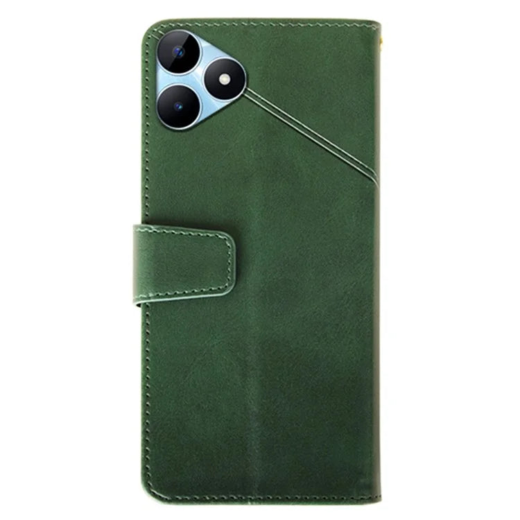IDEWEI For Realme Note 50 4G Case Scratch-resistant Wallet Calf Texture Phone Cover