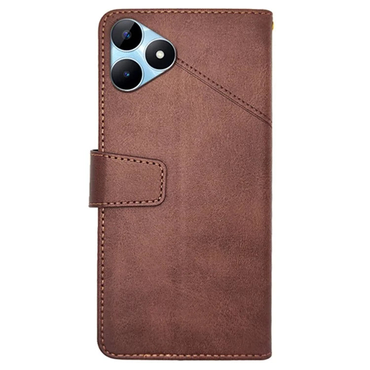IDEWEI For Realme Note 50 4G Case Scratch-resistant Wallet Calf Texture Phone Cover