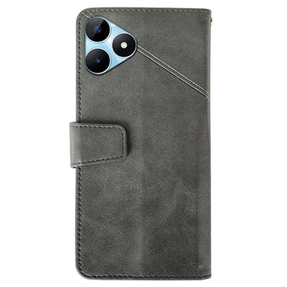 IDEWEI For Realme Note 50 4G Case Scratch-resistant Wallet Calf Texture Phone Cover