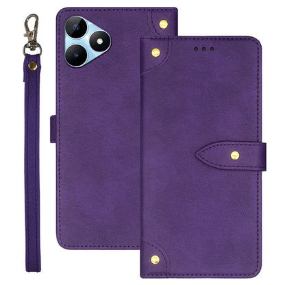 IDEWEI For Realme Note 50 4G Phone Cover Card Slots Leather Drop Protection Case
