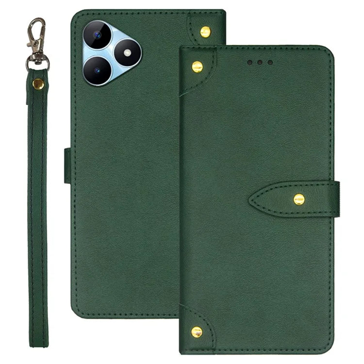 IDEWEI For Realme Note 50 4G Phone Cover Card Slots Leather Drop Protection Case