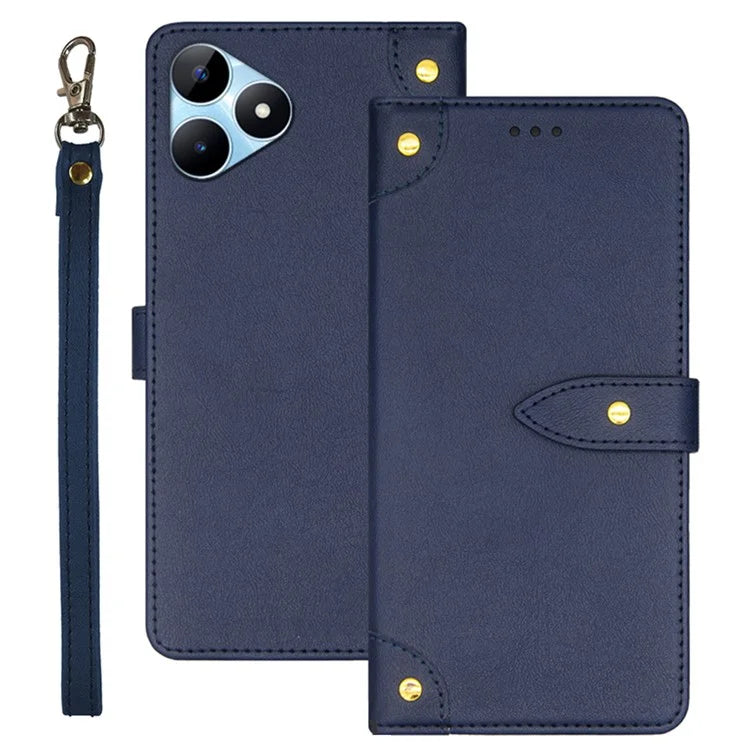 IDEWEI For Realme Note 50 4G Phone Cover Card Slots Leather Drop Protection Case