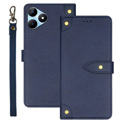 IDEWEI For Realme Note 50 4G Phone Cover Card Slots Leather Drop Protection Case