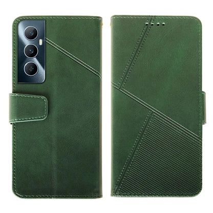 IDEWEI For Realme C65 4G Case Scratch-resistant Wallet Calf Texture Leather Phone Cover