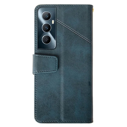 IDEWEI For Realme C65 4G Case Scratch-resistant Wallet Calf Texture Leather Phone Cover