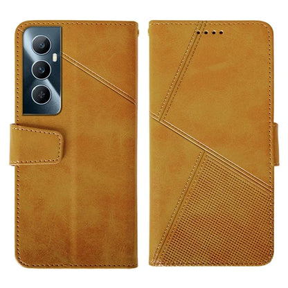 IDEWEI For Realme C65 4G Case Scratch-resistant Wallet Calf Texture Leather Phone Cover