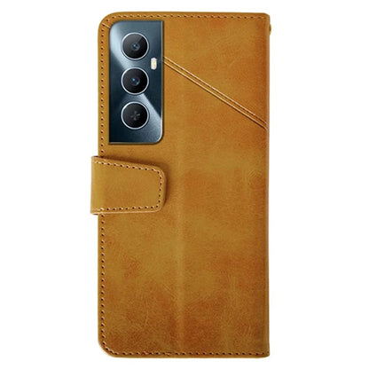 IDEWEI For Realme C65 4G Case Scratch-resistant Wallet Calf Texture Leather Phone Cover