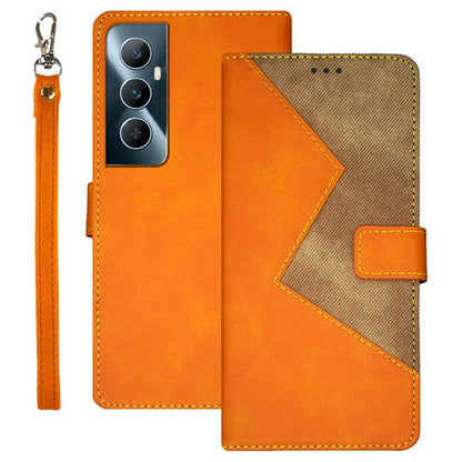 IDEWEI For Realme C65 4G Anti-fall Leather Case with 3 Card Slots Stand Phone Cover