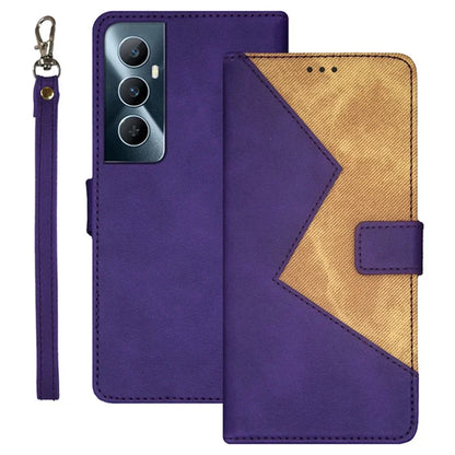 IDEWEI For Realme C65 4G Anti-fall Leather Case with 3 Card Slots Stand Phone Cover