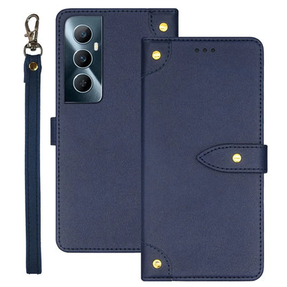 IDEWEI For Realme C65 4G Case PU Leather+TPU Scratch-proof Flip Stand Phone Cover