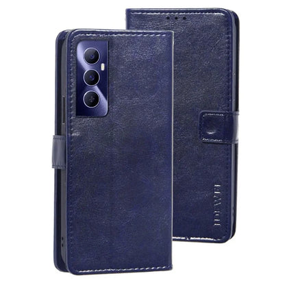 IDEWEI For Realme C65 4G Case Card Holder Wallet PU Leather Stand Phone Cover