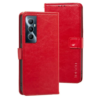 IDEWEI For Realme C65 4G Case Card Holder Wallet PU Leather Stand Phone Cover