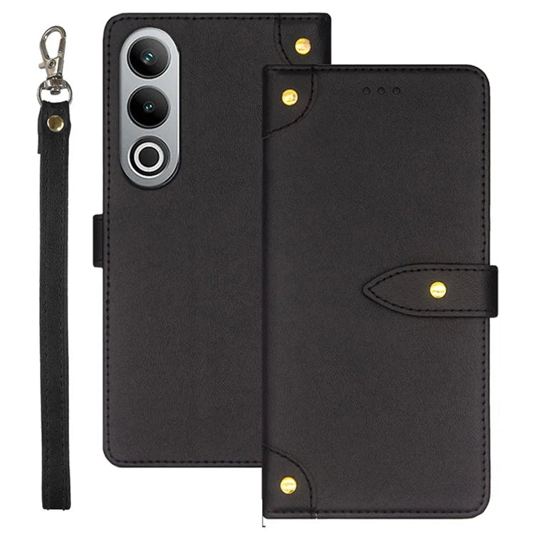 IDEWEI For OnePlus Nord CE4 5G Case PU Leather Card Slots Anti-drop Cell Phone Cover