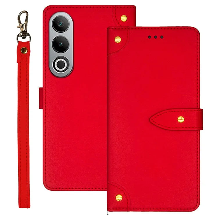 IDEWEI For OnePlus Nord CE4 5G Case PU Leather Card Slots Anti-drop Cell Phone Cover