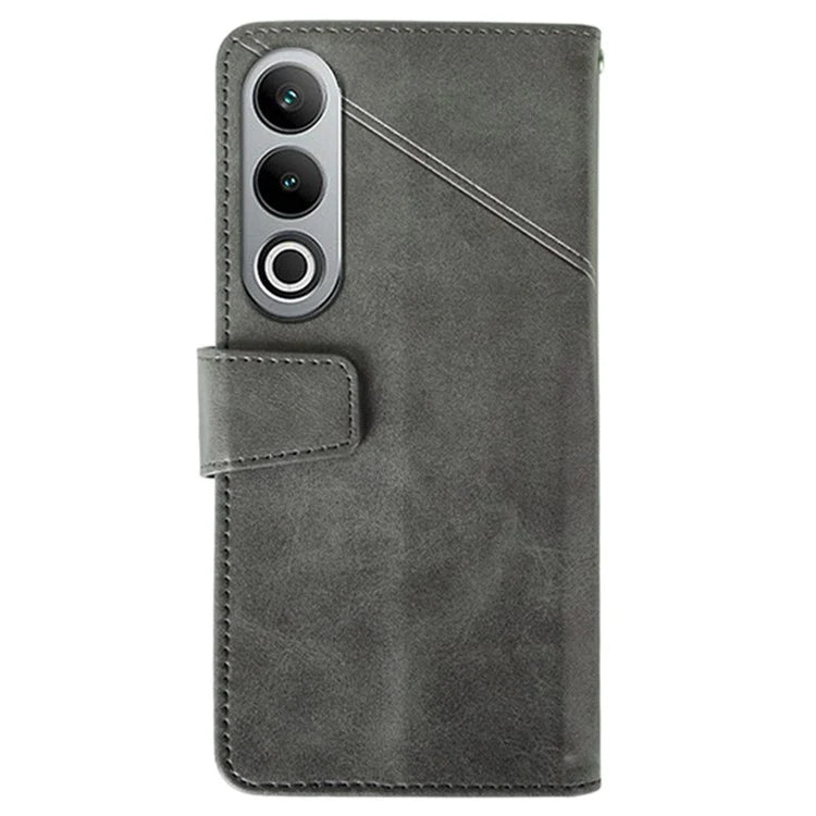 IDEWEI For OnePlus Nord CE4 5G Calf Texture Case PU Leather Phone Cover with Viewing Stand