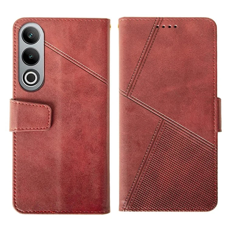 IDEWEI For OnePlus Nord CE4 5G Calf Texture Case PU Leather Phone Cover with Viewing Stand