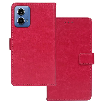 IDEWEI For Motorola Moto G34 5G Case Foldable Stand Card Holder Leather Phone Cover