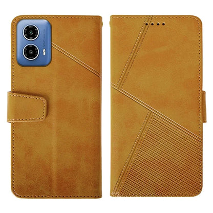 IDEWEI For Motorola Moto G34 5G Case PU Leather Calf Texture Phone Cover with Viewing Stand