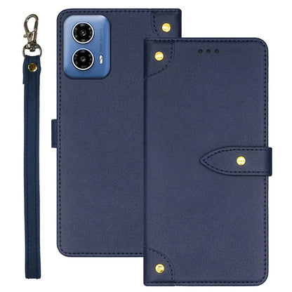 IDEWEI For Motorola Moto G34 5G Case Card Holder Leather Stand Phone Cover